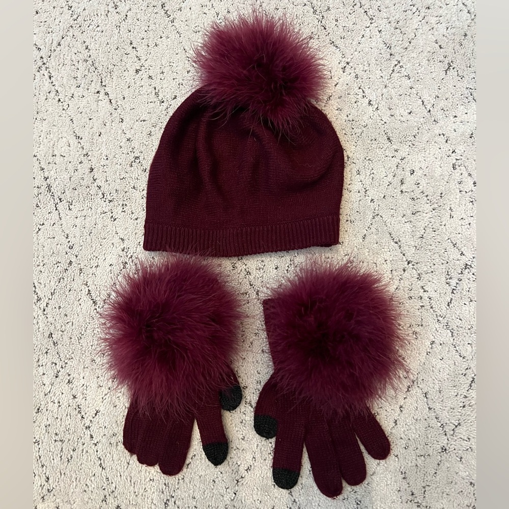 Kate spade hat and glove set